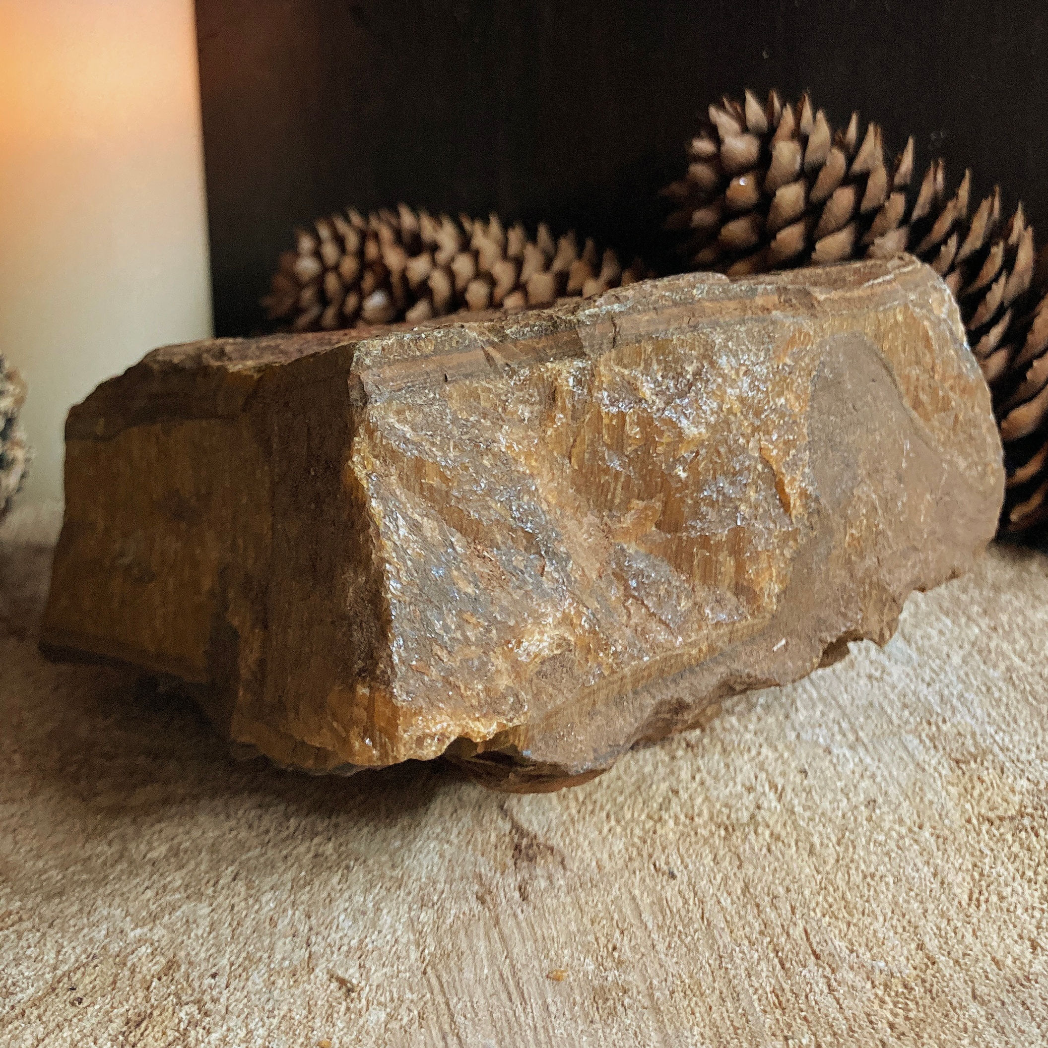 Bloc brut - œil de tigre - A