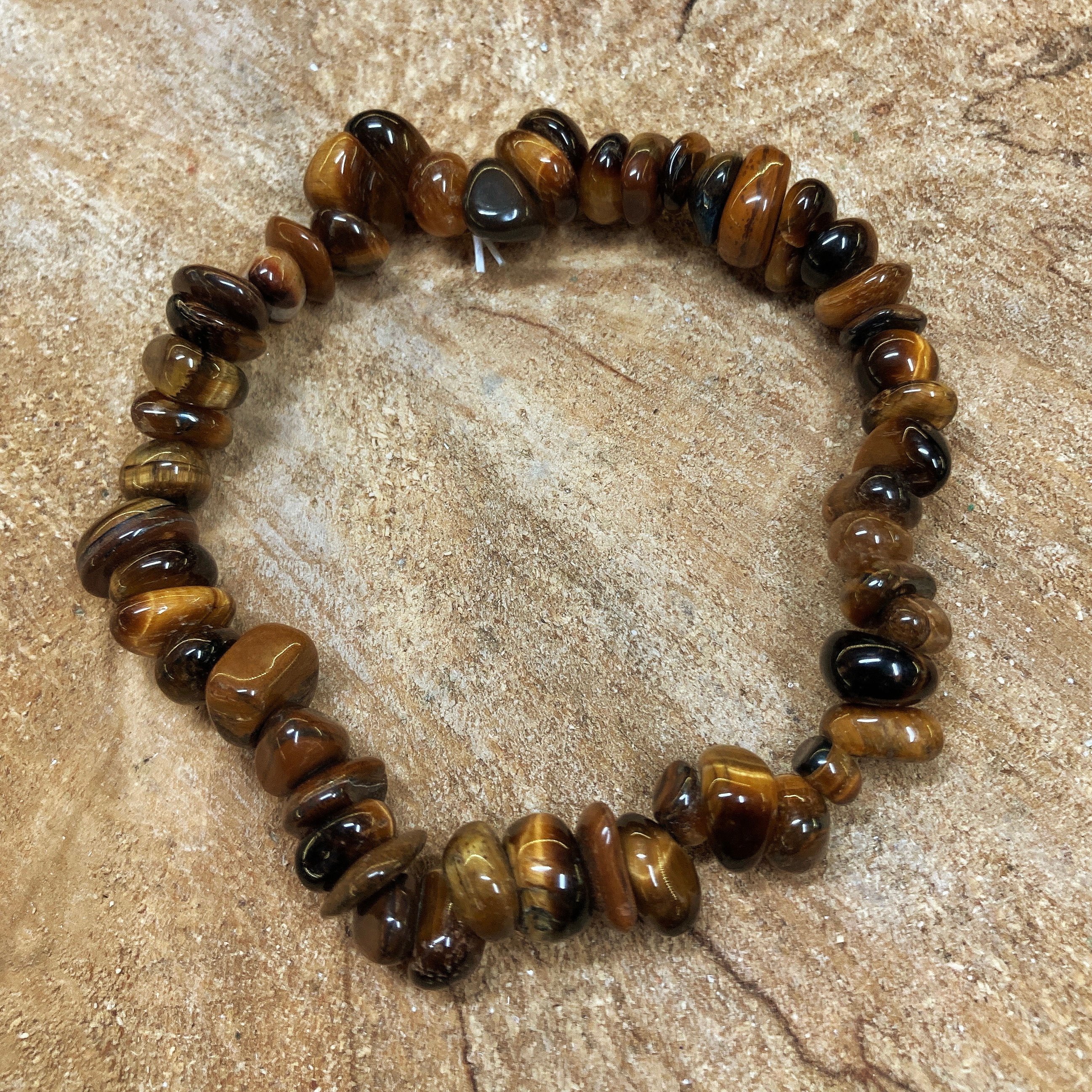 Bracelet baroque - œil de tigre « AA »