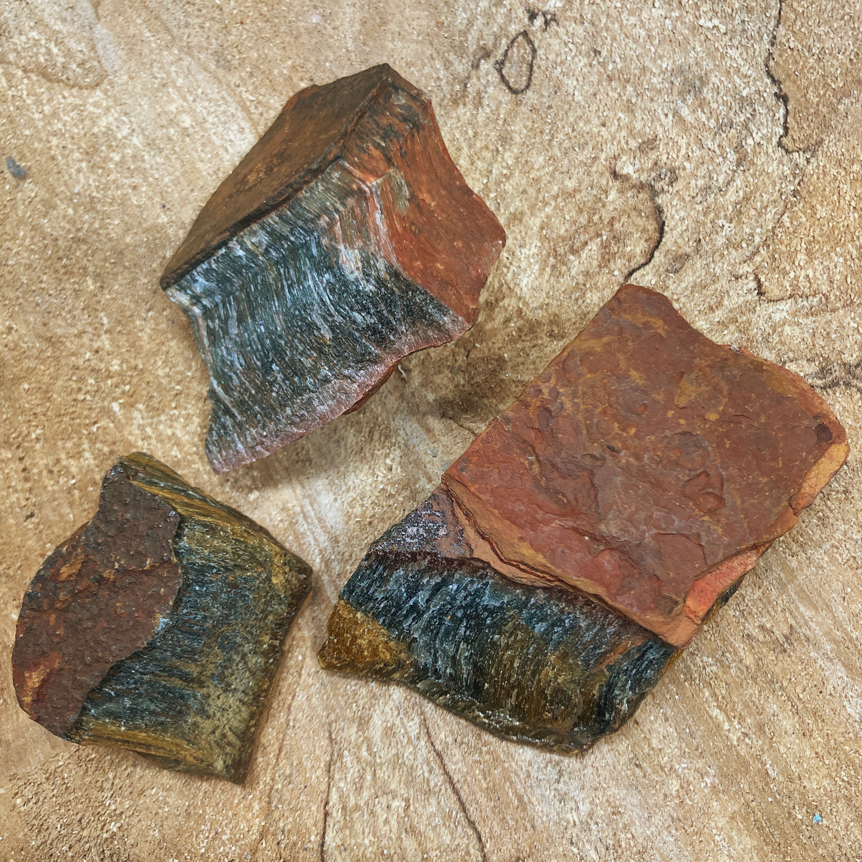 Pierre brute - Taille 3 - Œil de tigre-faucon - Afrique du Sud