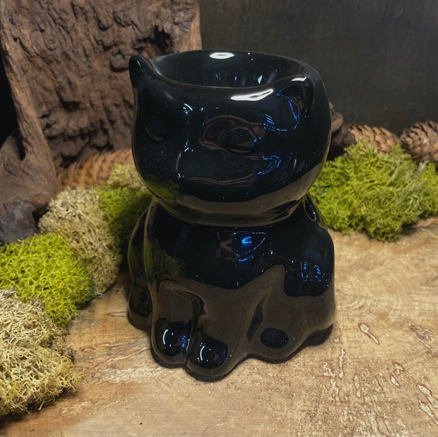 Brûleur de parfum "chat noir"