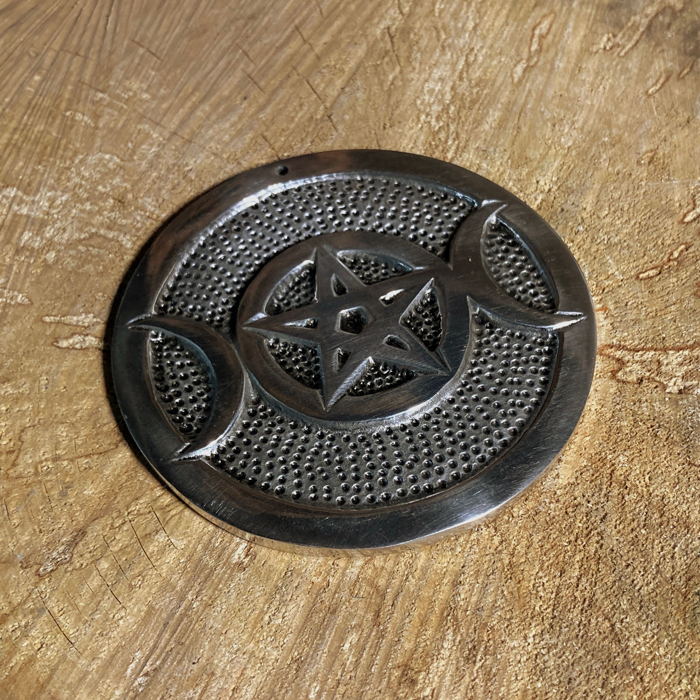 Encensoir triple lune en métal