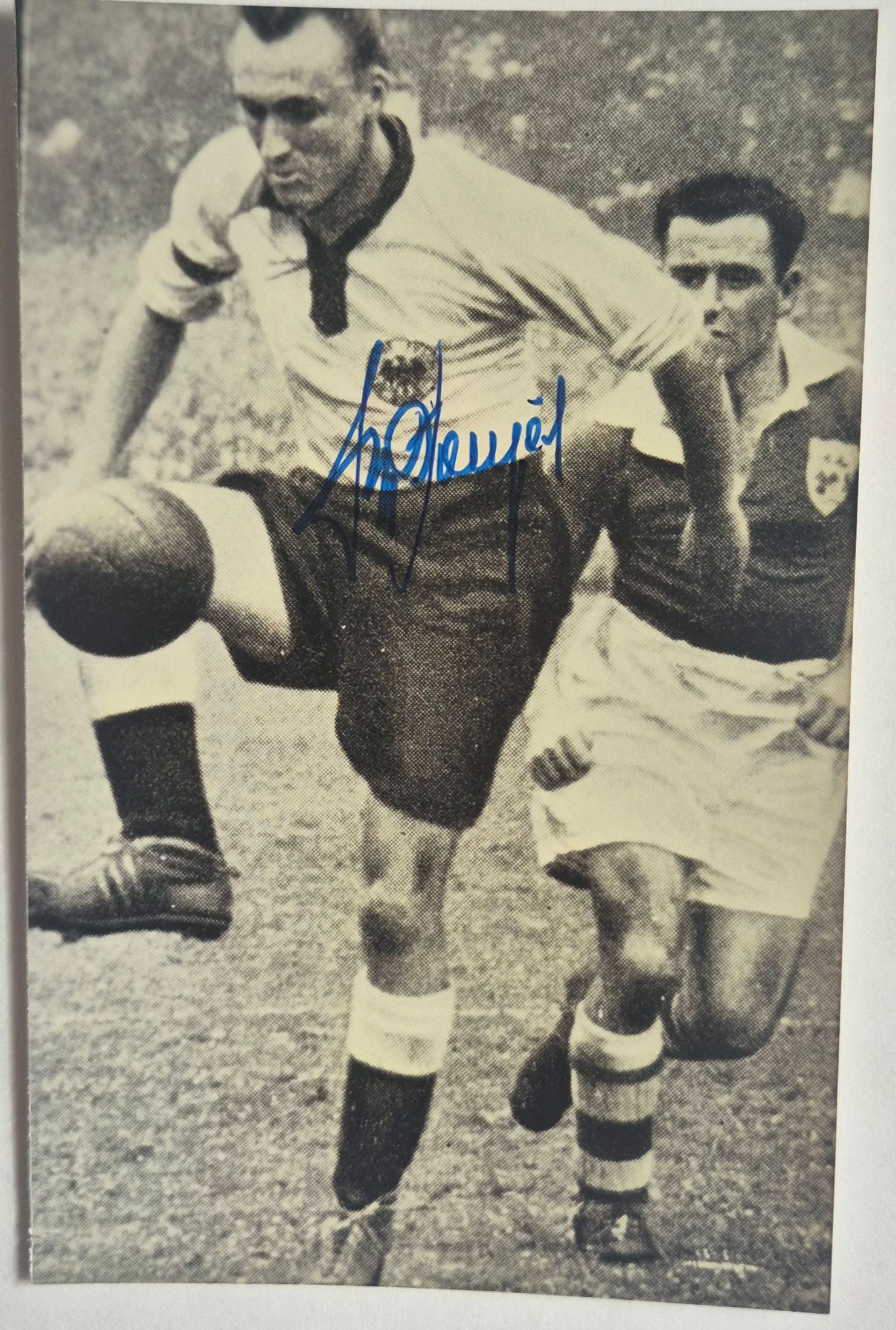 JUPP POSIPAL – SIGNIERTES FUSSBALLFOTO – WELTMEISTER 1954 – WM-FINALSPIELER