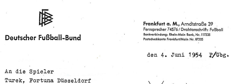 NOCH EIN TAG – unbekanntes WM 1954 Archivmaterial mit persönlichen Dokumenten von Sepp Herberger und Albert Sing sowie der originalen DFB-Einladung an die Spieler zur Weltmeisterschaft 1954