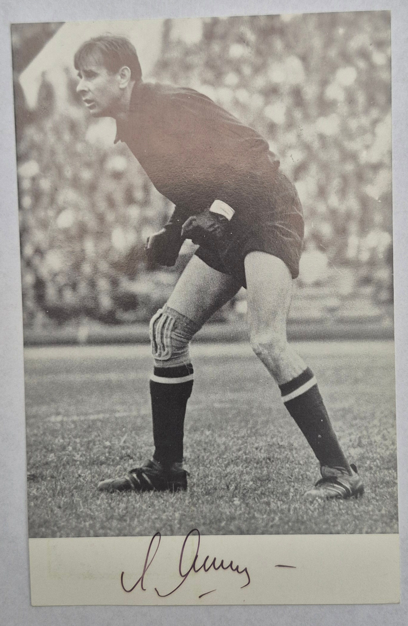 LEV YASHIN – SIGNIERTE OLYMPIA-SONDERPOSTKARTE – ESSEN 1978 – MOSKAU 1980 –