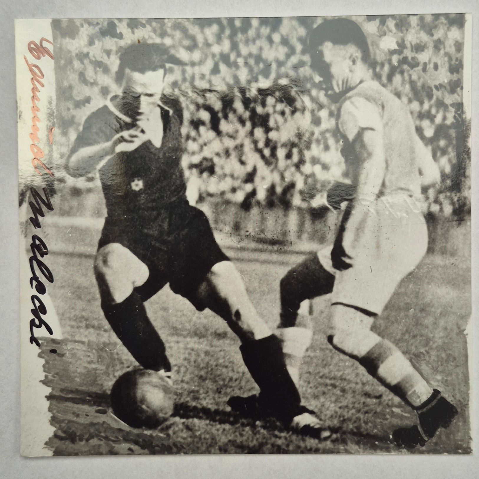 EDMUND MALECKI – SIGNIERTES HISTORISCHES FUSSBALLFOTO – DFB 1938