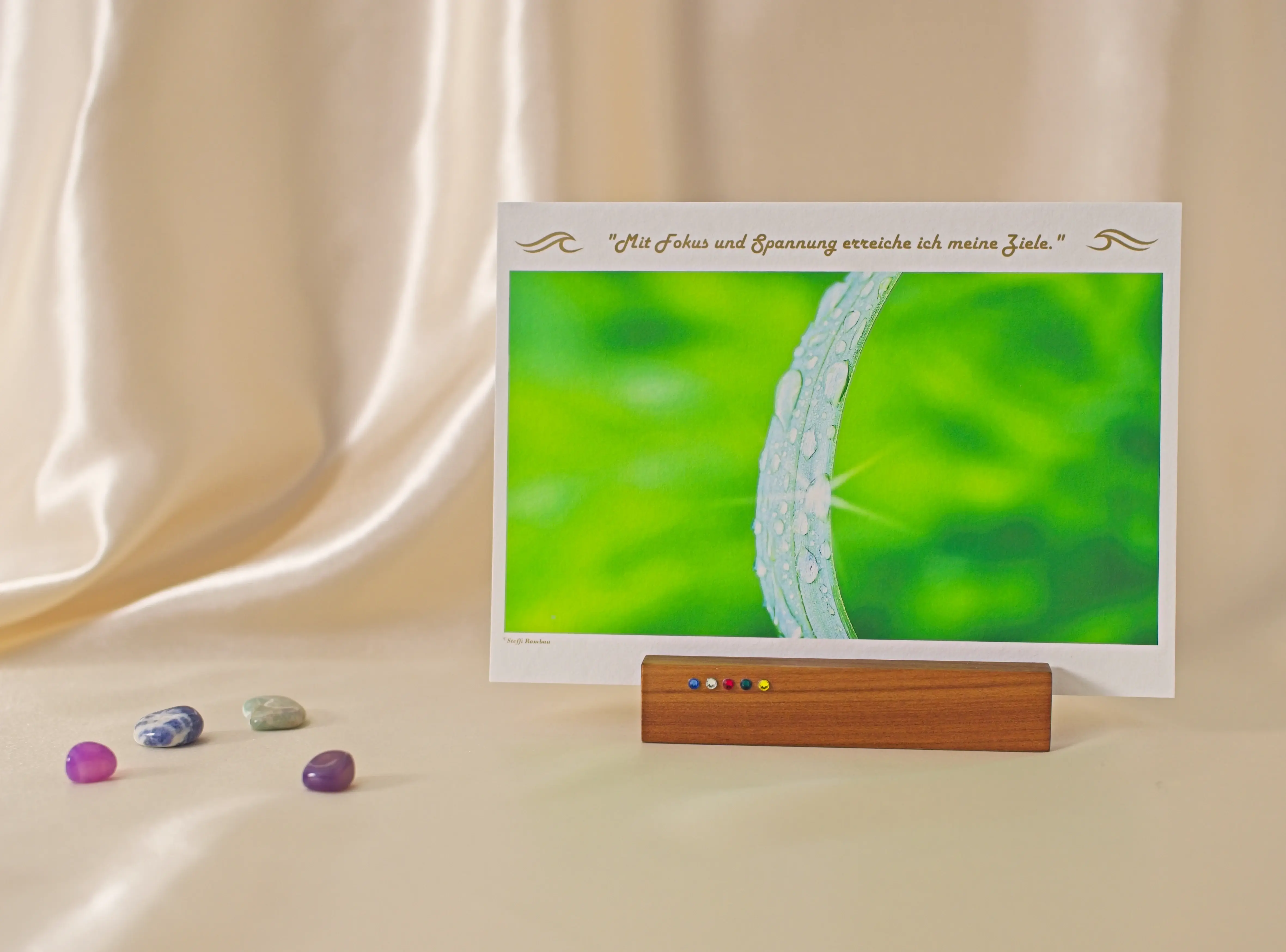 Mindset-Karte mit Zitat (Fokus & Ziele) Fotokarte für dich/zum Verschenken