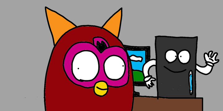 furby creepy eye