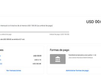 ¿Cuánto tiempo demora llegar al umbral de Google Adsense?