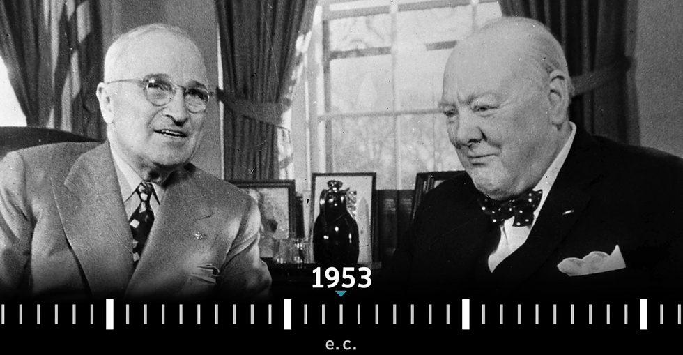 Estados Unidos y Gran Bretaña representan los pies de la imagen