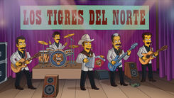 Los Tigres del Norte llegan a Springfield en Los Simpson