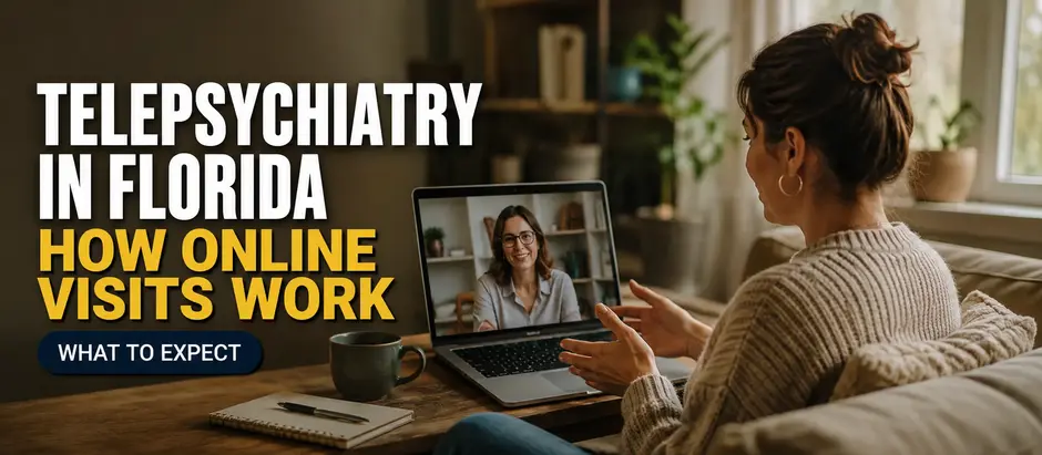 Telepsychiatry in Florida: How Online Psychiatrist Visits Actually Work