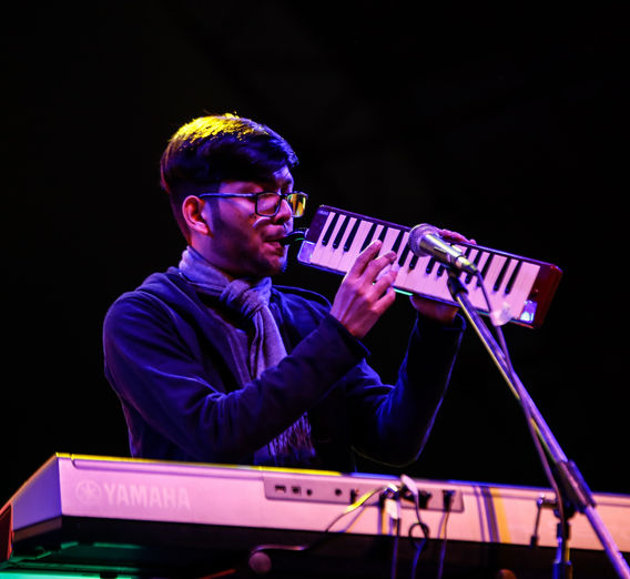 Sagnik performing live