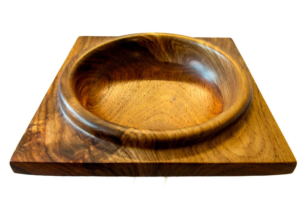 Kiaat Square-edged Bowl