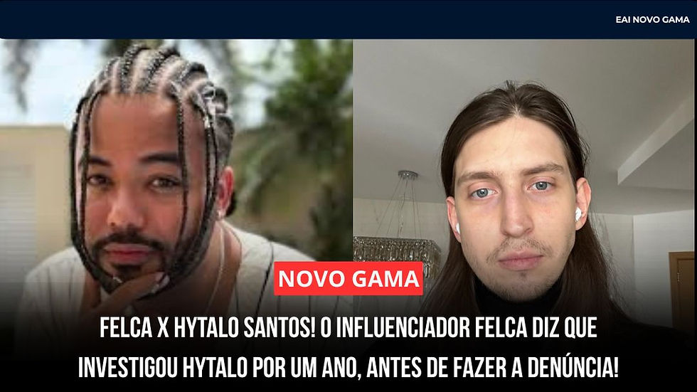 🎥 Felca revela bastidores de denúncia que levou à prisão de influenciador