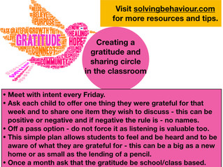 Creating a Grateful Classroom.