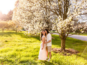 Spring Engagement Session - Elhannon Tree Farm and Nursery -Emilie and Tyler