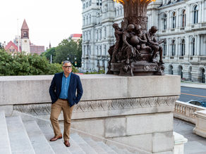 Washington Park, State Education building, downtown Albany, New York, professional portrait session