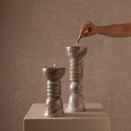Chime candle stand -Torrento Marble