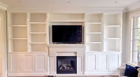 Built-in Wall Unit _ Rouge River Heritage Interiors