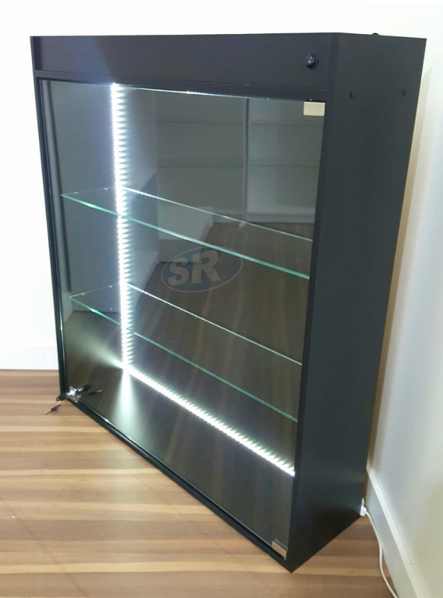 Vitrine suspensa cor Preta