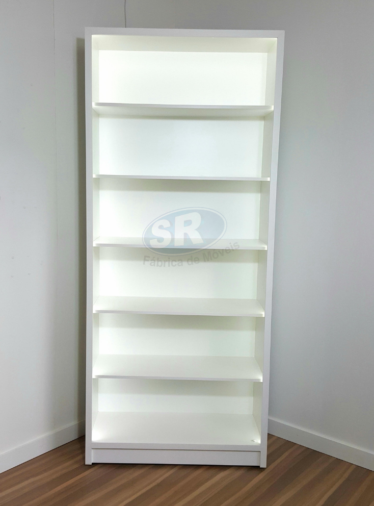 Prateleira armário com led