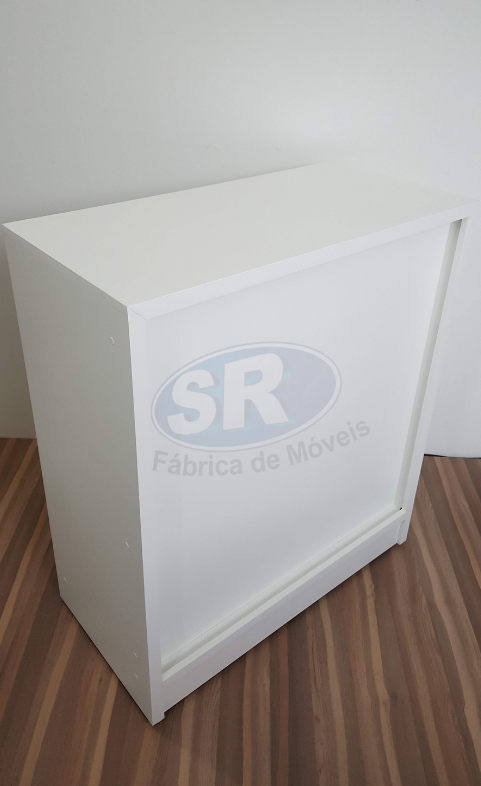Balcão caixa reto com led