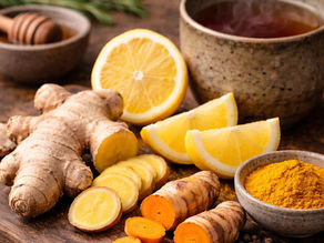 Anti-ontstekingsthee met kurkuma en gember