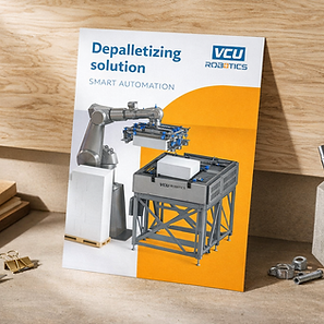 A4 flyer - VCU Robotics urk - vormgeving drukwerk en levering - vormgever freelance werk -