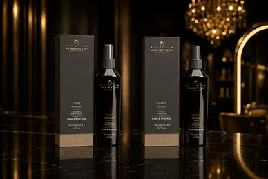 Productos Martom Deluxe Hair Code Link para fortalecer, reparar y proteger el cabello tratado químicamente disponibles en Mirik Beauty Barcelona