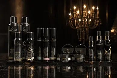 Productos Martom Deluxe Hair Code Style para styling profesional, forma, fijación y acabado disponibles en Mirik Beauty Barcelona