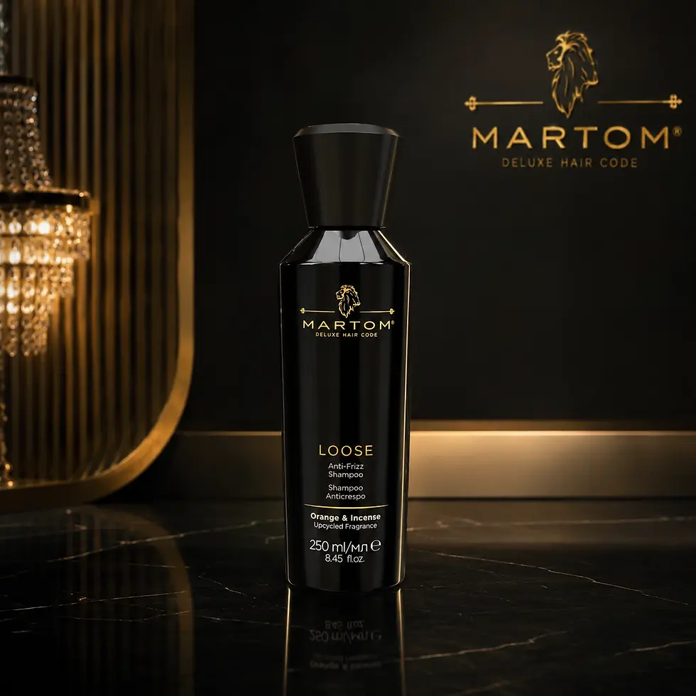 Loose - Anti-Frizz Shampoo de Martom Deluxe Hair Code Control para suavizar y controlar el encrespamiento del cabello