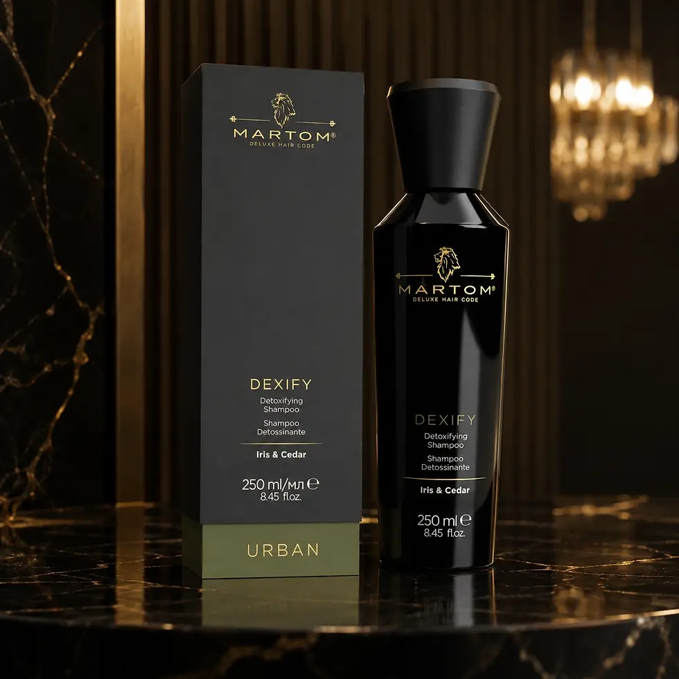 Dexify - Detox Shampoo de Martom Deluxe Hair Code Urban para purificar el cuero cabelludo y limpiar cabello en Mirik Beauty