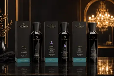 Productos Martom Deluxe Hair Code Hydrate para cabello seco, apagado o deshidratado disponibles en Mirik Beauty Barcelona