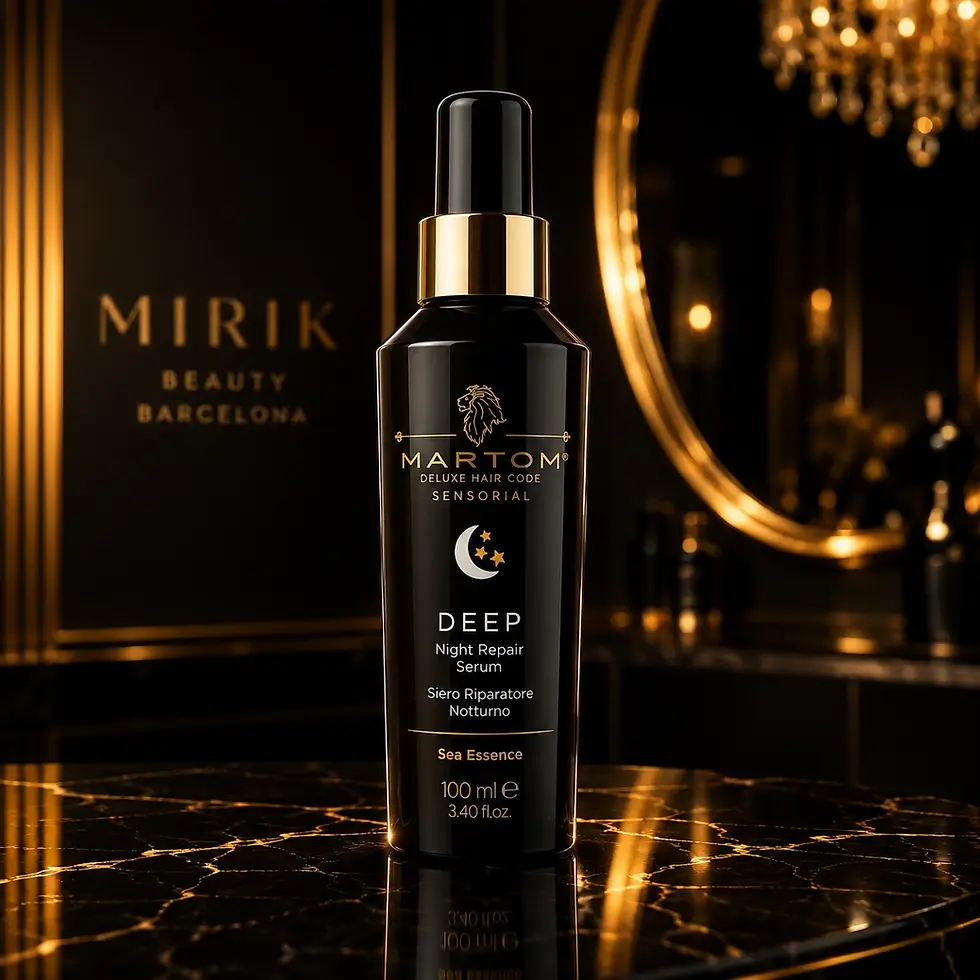 Deep - Sérum reparador de noche de Martom Deluxe Hair Code Sensorial para hidratar, suavizar y reparar el cabello