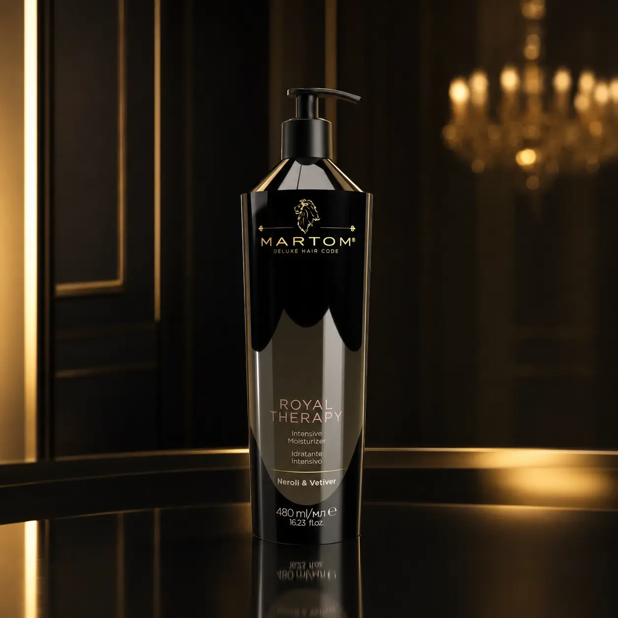 Royal Therapy - Tratamiento Hidratante Intensivo de Martom Deluxe Hair Code para hidratar y nutrir cabello seco o dañado