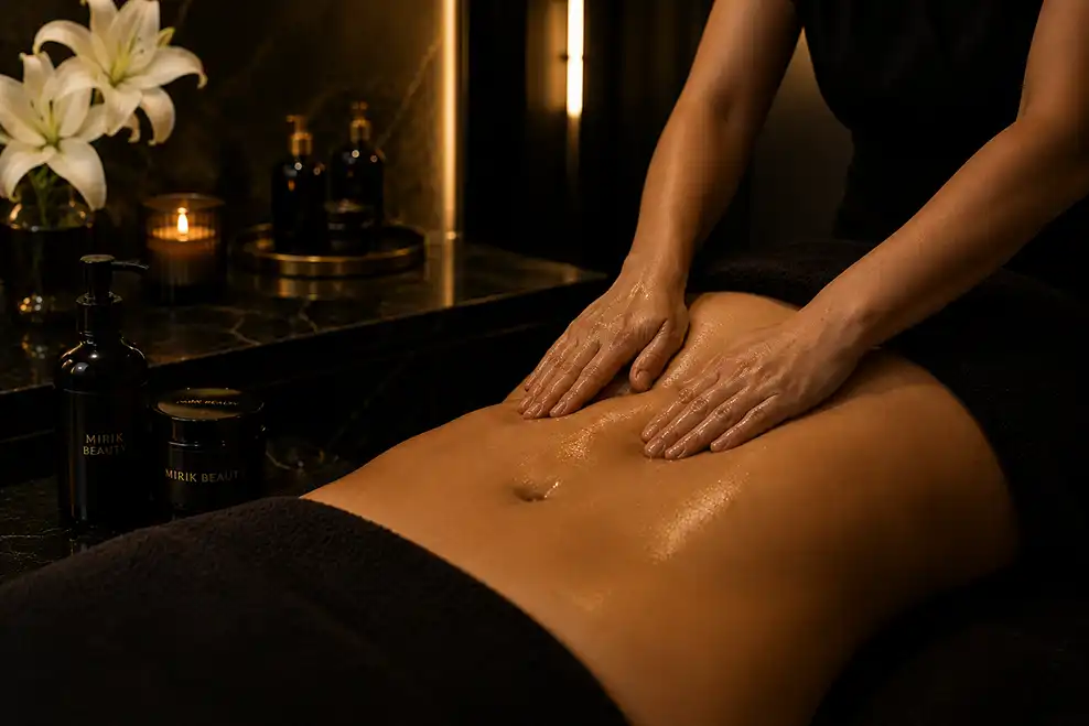 Tratamiento abdomen post mamá en Mirik Beauty Barcelona