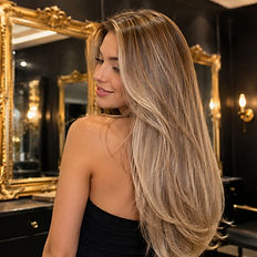 Resultado de tratamiento I.C.O.N. Ecoplex en cabello rubio en Mirik Beauty Barcelona