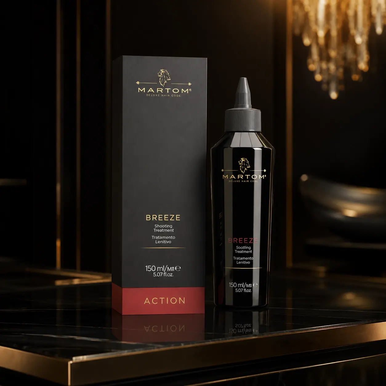 Breeze - Tratamiento calmante de Martom Deluxe Hair Code Action para cuero cabelludo sensible en Mirik Beauty Barcelona