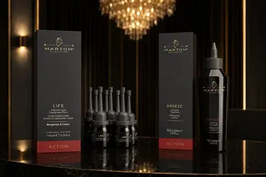 Productos Martom Action para cuidado capilar profesional de alto rendimiento disponibles en Mirik Beauty Barcelona