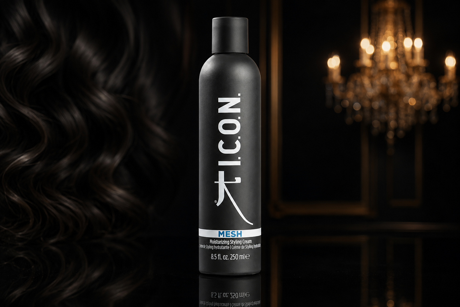 I.C.O.N. Mesh - Moisturizing Styling Cream, crema-gel hidratante para definir ondas y rizos en Mirik Beauty Barcelona