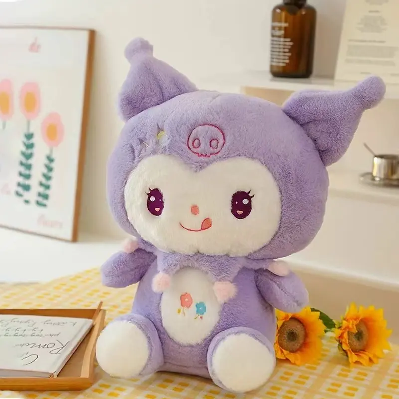Thumbnail: Purple Kuromi Plush Toy in 50cm sizes with high-elastic PP cotton filling