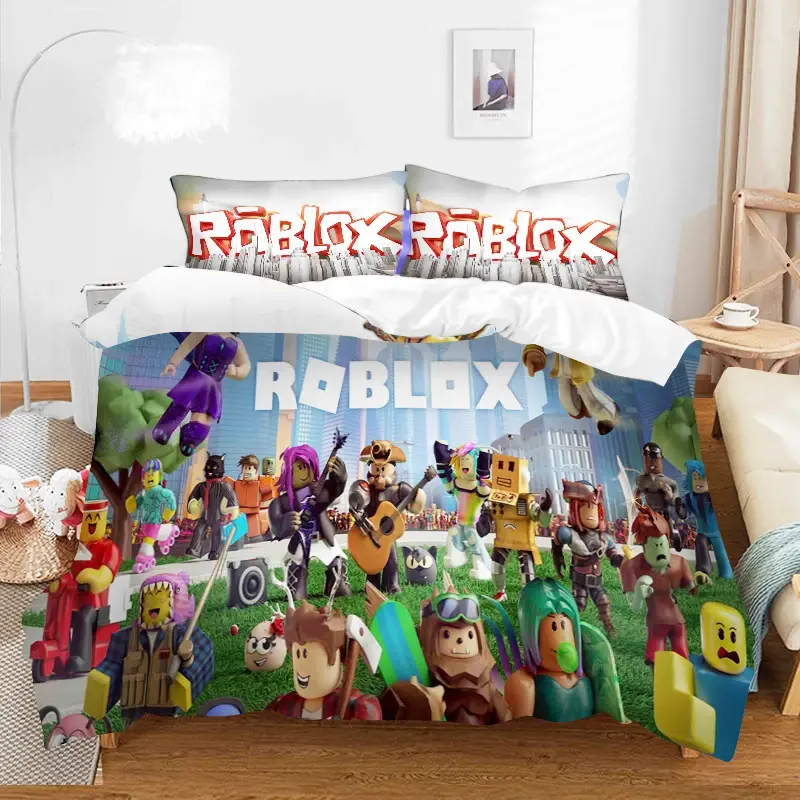 Thumbnail: Roblox Anime Duvet Cover Set - Easy Care and Maintenance