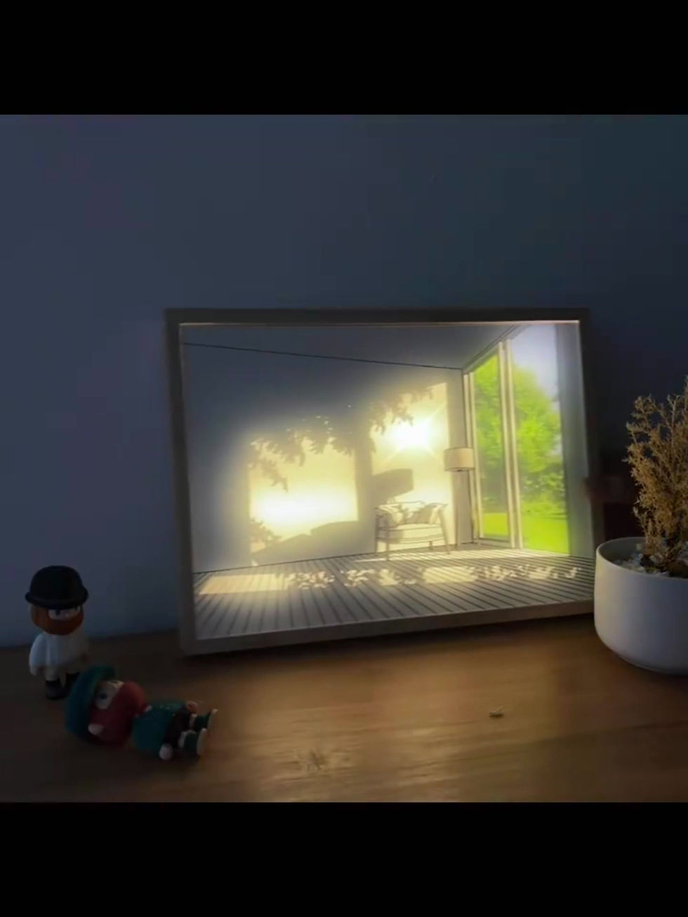 Thumbnail: 3D Lighted Painting/Decorative Art/Night Light/Wall Mural Sketch Art