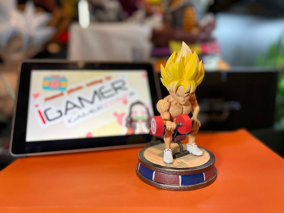 Thumbnail: Dragon ball Z GYM Goku\Gohan\Vegeta\Buu PVC