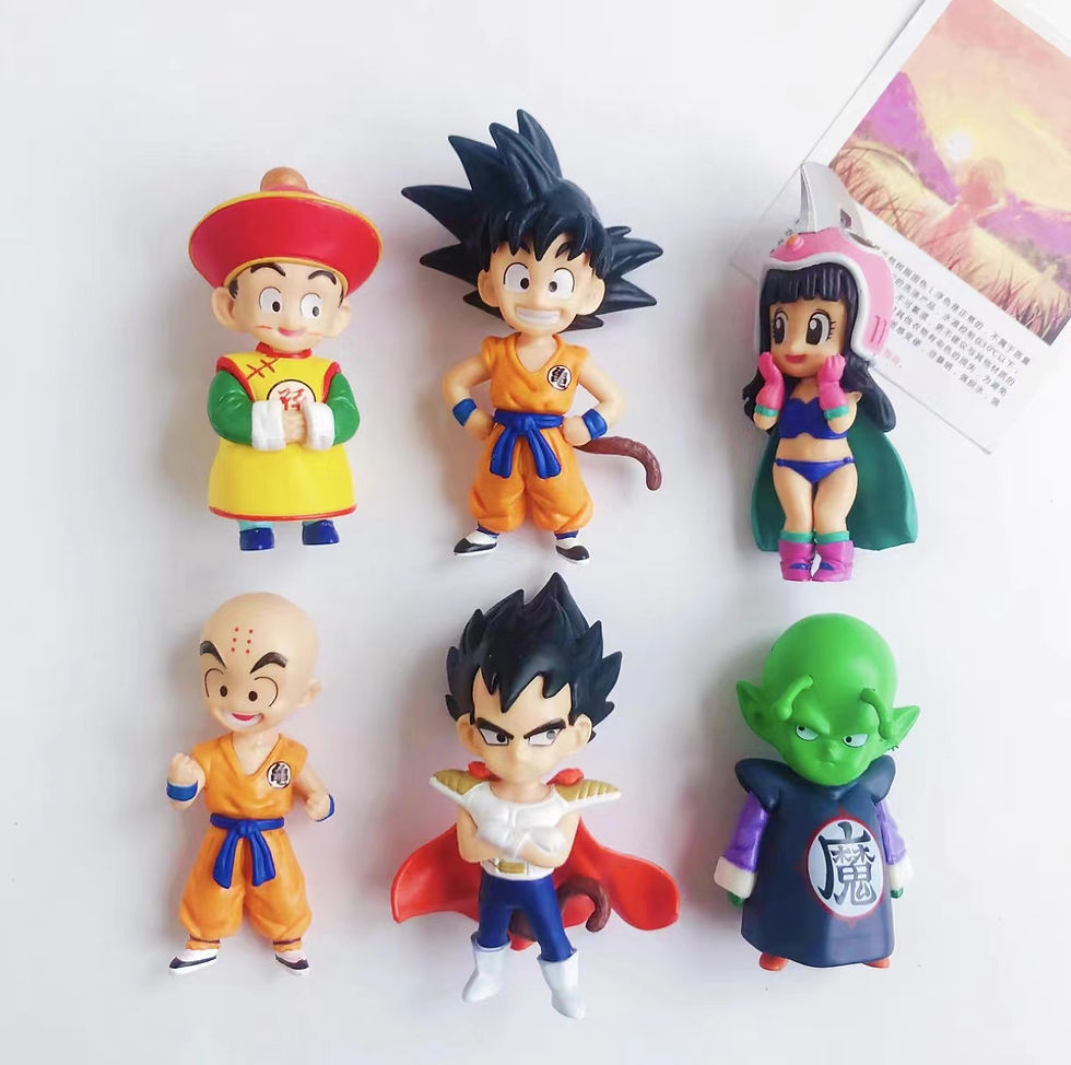 Anime Naruto/Dragon Ball Fridge Magnets