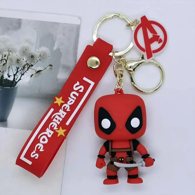 Thumbnail: Deadpool Anime Keychain - Compact and Lightweight