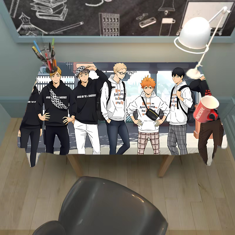 Thumbnail: Anime Demon Slayer\Bleach\Jigoku Shoujo\HaikyuuTable Cloths Birthday-themed gift