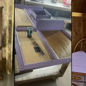 Miroir chêne massif