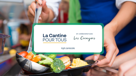 Les Cocagnes se joint au collectif La cantine pour tous