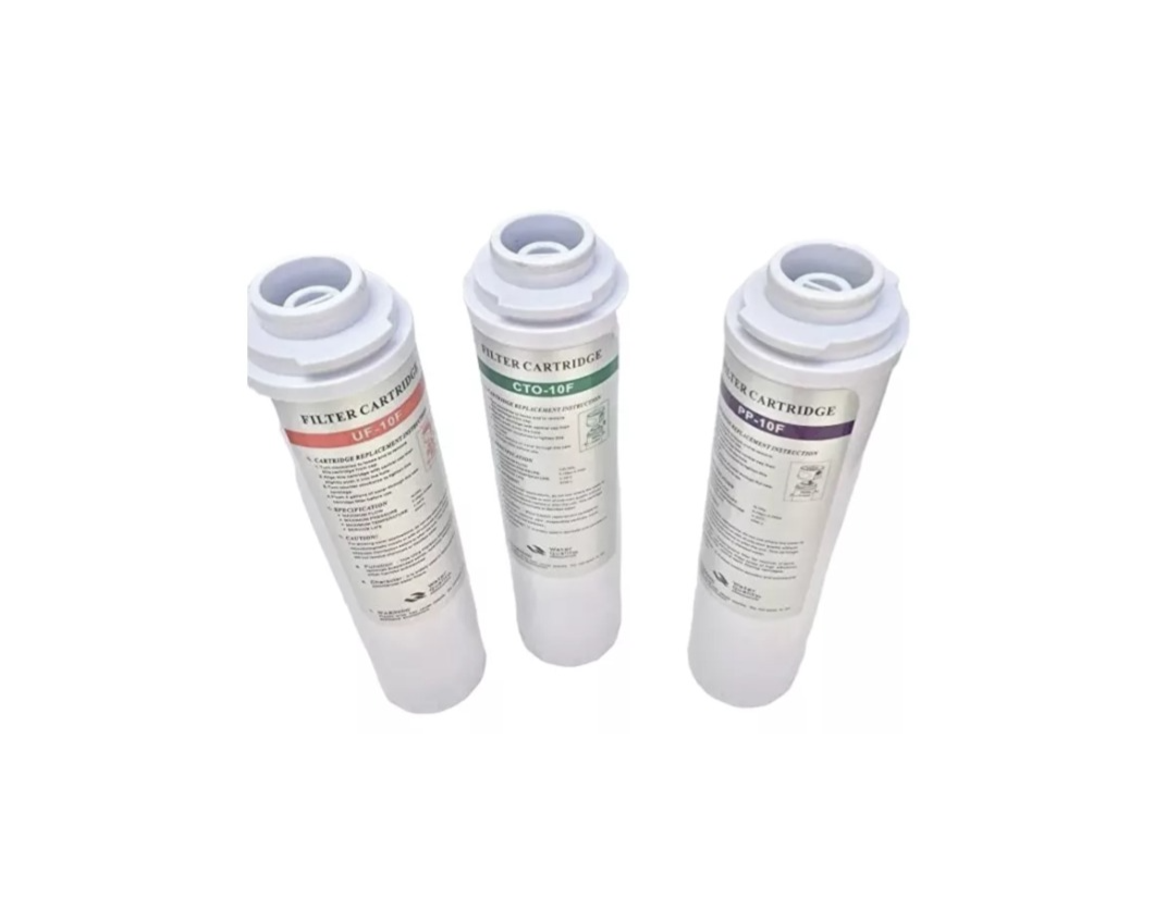 Filtros Repuesto Triple Kit Pp, Cto, Uf 10f Aquagenius